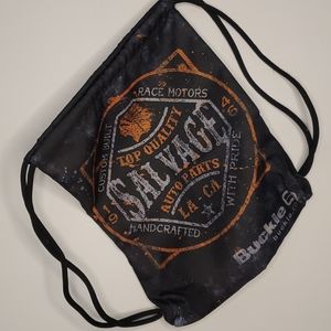 NWOT Buckle black & orange salvage bag w/ zipper
